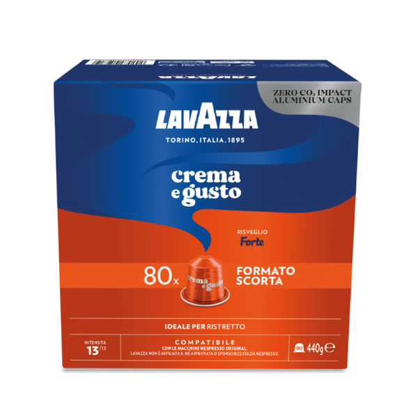 Caffè Lavazza Miscela Forte 80 Capsule Compatibili Nespresso®