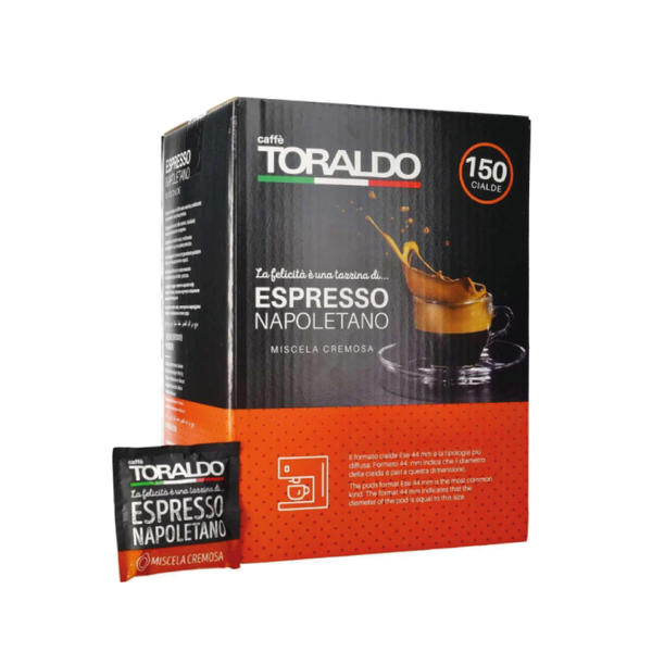 Caffè Toraldo Miscela Cremosa 150 Cialde Ese 44mm