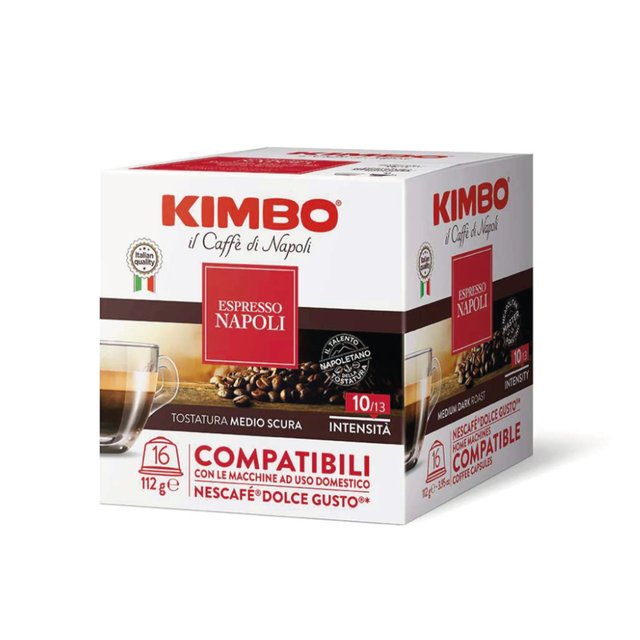 Caffè Kimbo Miscela Espresso Napoli 16 Capsule Compabili Dolce Gusto®