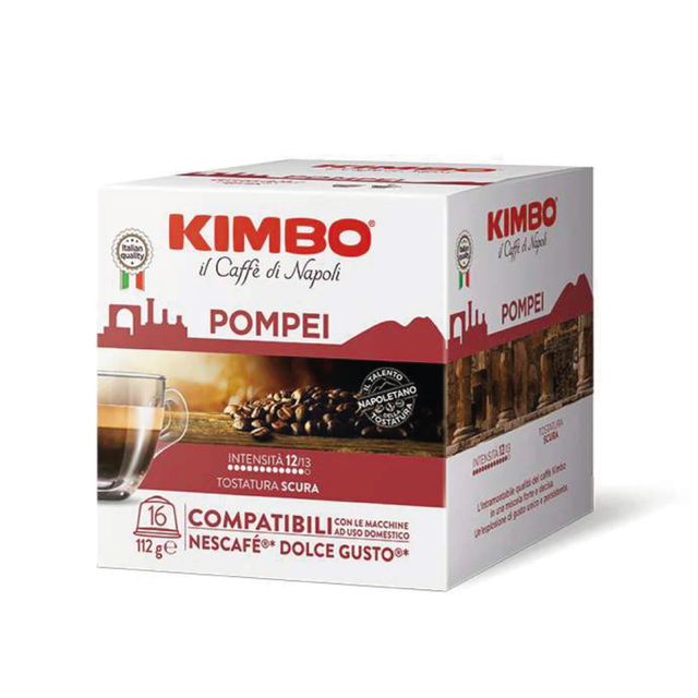 Caffè Kimbo Miscela Pompei 16 Capsule Compabili Dolce Gusto®