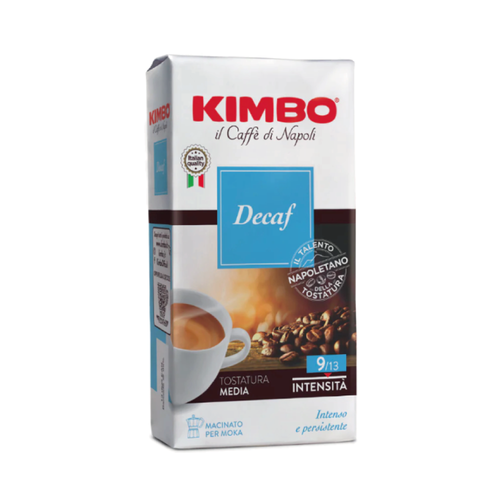 Kimbo Coffee Blend Decaf Ground 250 Gr