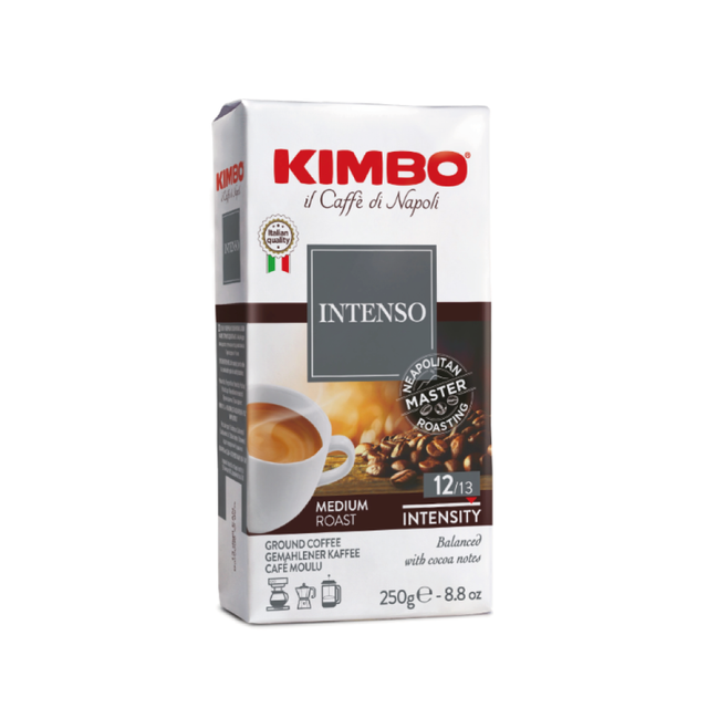 Caffè Kimbo Miscela Intenso Macinato 250 Gr
