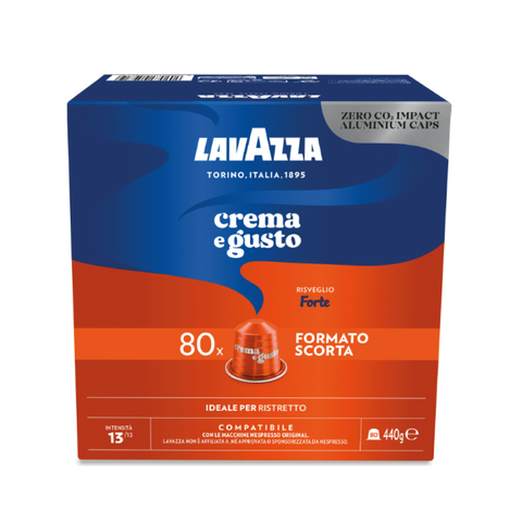 Caffè Lavazza Miscela Forte 80 Capsule Compatibili Nespresso®