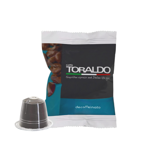 Caffè Toraldo Miscela Decaffeinato 100 Capsule Compatibili Nespresso®