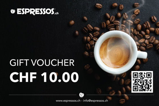 ESPRESSOS GIFT VOUCHER - 10.00 CHF - ESPRESSOS