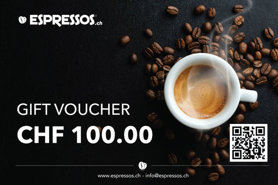 ESPRESSOS GIFT VOUCHER - 100.00 CHF - ESPRESSOS