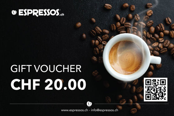 ESPRESSOS GIFT VOUCHER - 20.00 CHF - ESPRESSOS