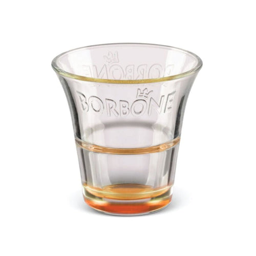 Glass coffee cup BORBONE - orange - ESPRESSOS