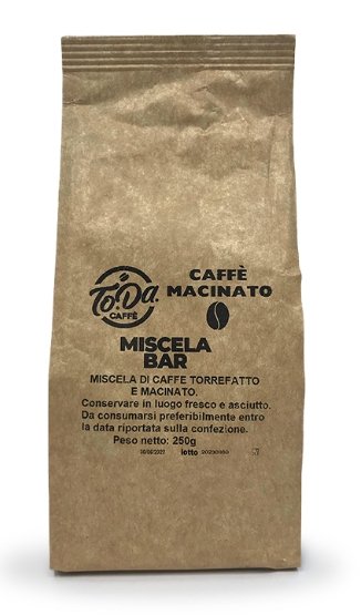 TODA Caffè: Miscela Bar - 250gr. macinato - ESPRESSOS